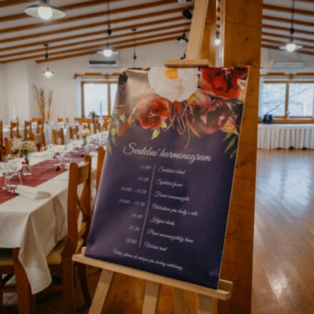 svatební harmonogram